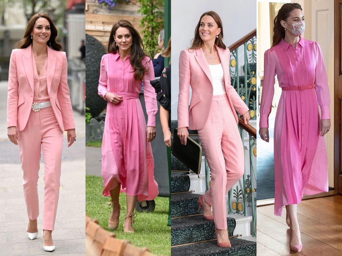 Kate, princesa de Gales, y sus looks en rosa