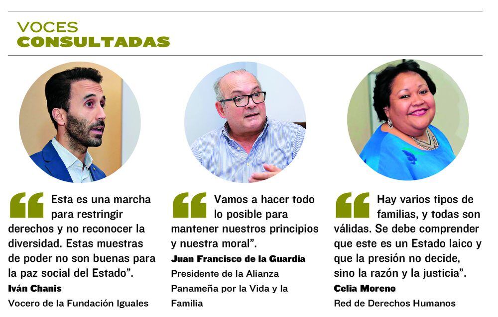 Marchan en respaldo de la familia