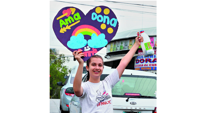 Colecta por los niños con cáncer