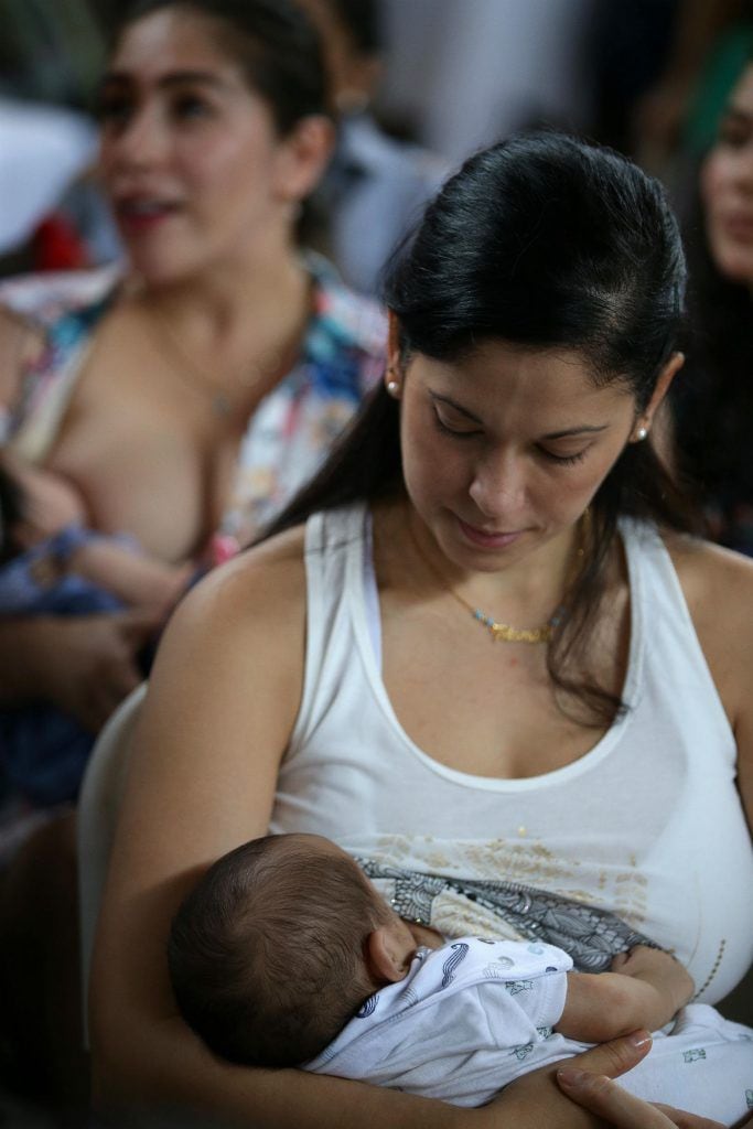 Gran tetada 2018: ¡Qué viva la lactancia materna!
