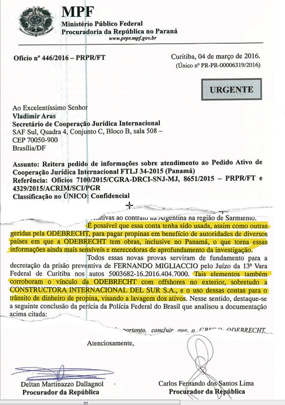Fiscales de Brasil señalan que Panamá se resiste a cumplir