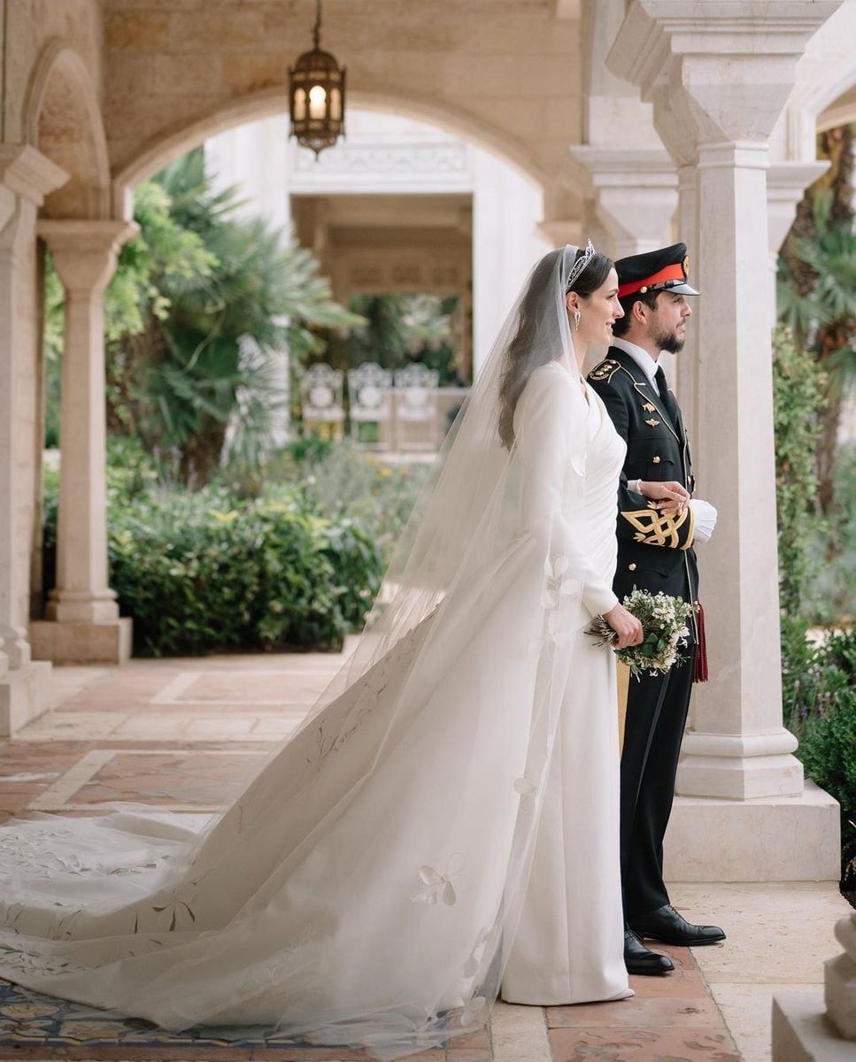 La boda real del año: el enlace del príncipe de Jordania y una arquitecta de Arabia Saudita (fotos)