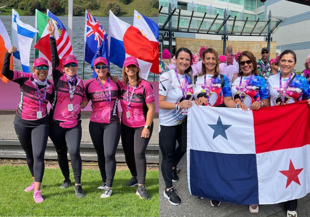 Pink Warriors Panama and its participation in the World Rowing Festival for Breast Cancer Survivors in New Zealand
