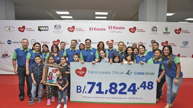 Cable Onda dice presente por quinto año consecutivo en la Teletón 20-30