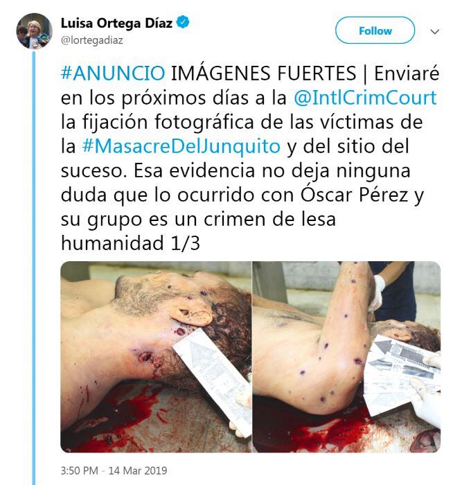 Ortega pide a la CPI investigar muerte de expolicía rebelde
