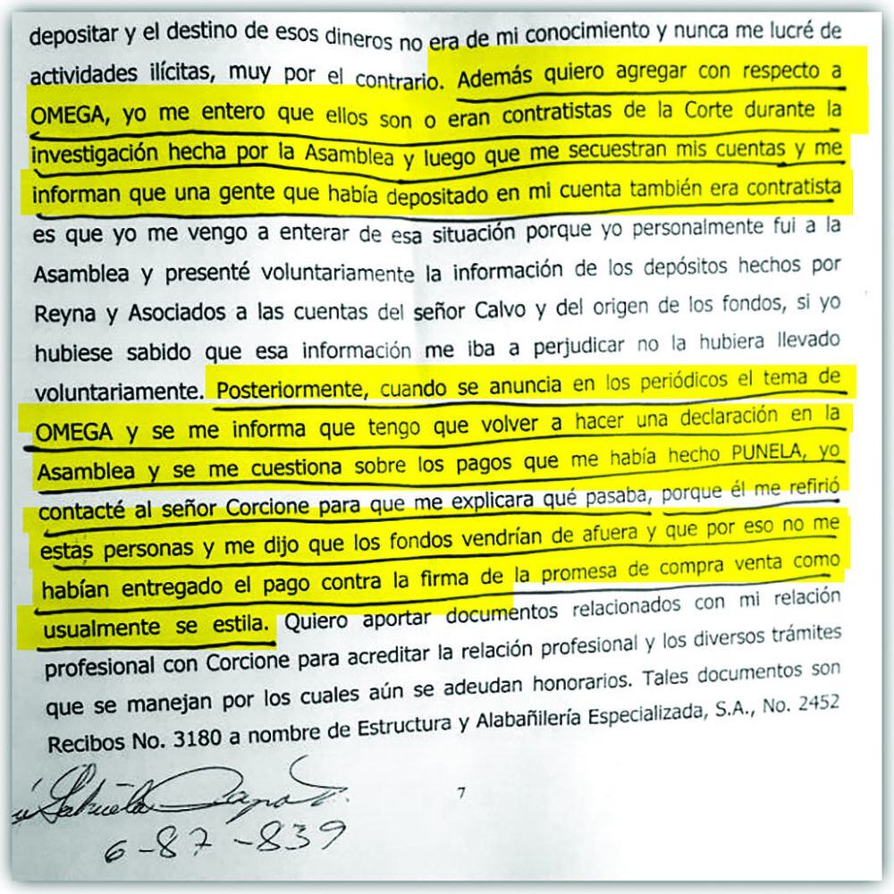 Detenidos señalan a Nicolás Corcione