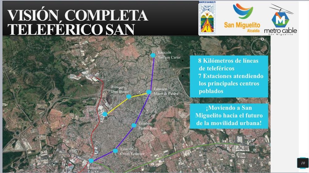 Alcaldía de San Miguelito anuncia la construcción de un teleférico