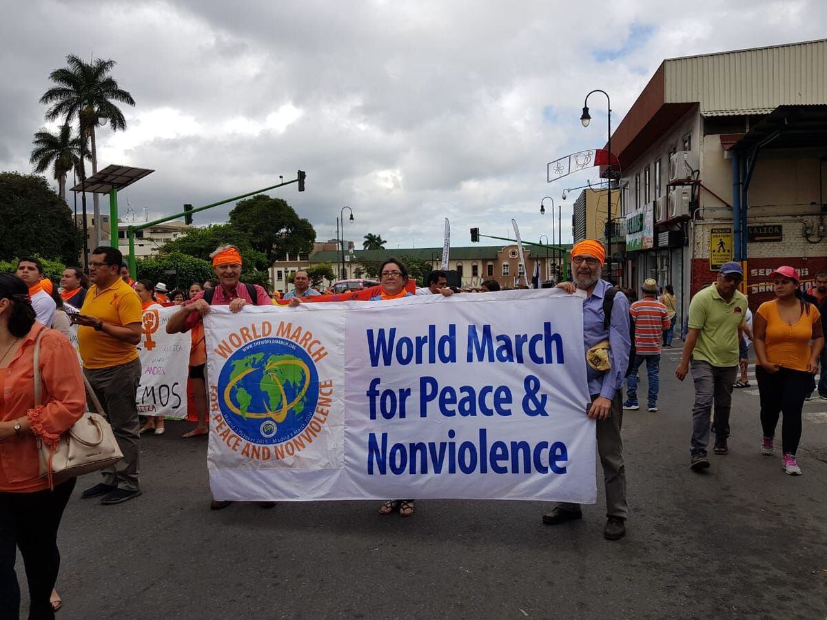 Activistas contra las armas nucleares llegan a Panamá