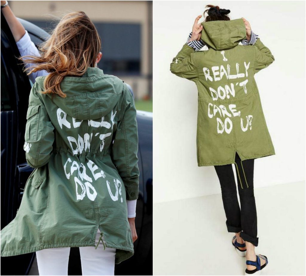 Melania Trump y el controversial mensaje de su chaqueta