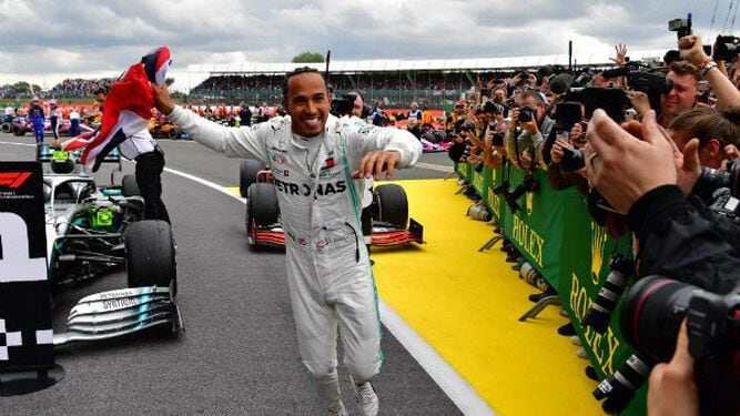 Hamilton logra su sexto triunfo en el GP de Gran Bretaña