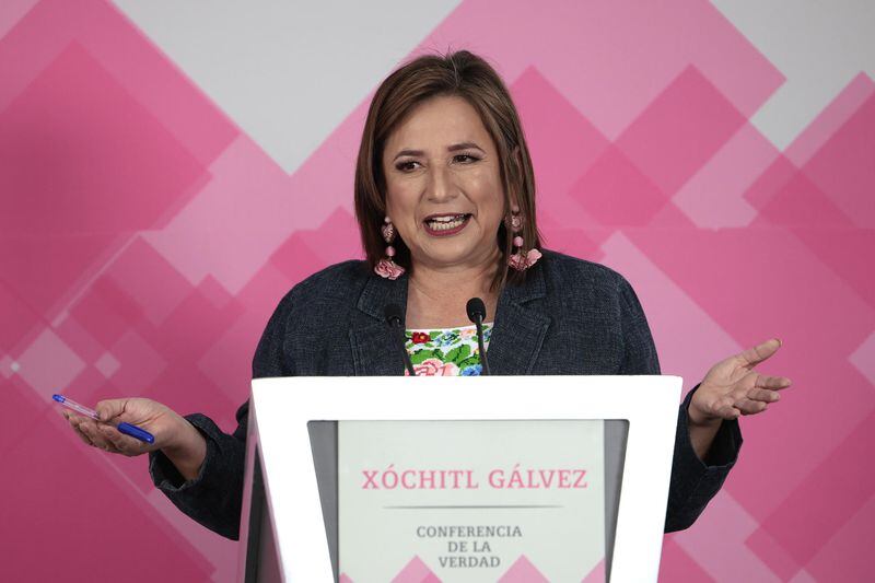 Ente electoral de México ordena borrar frase ‘narcocandidata’ de Gálvez contra Sheinbaum