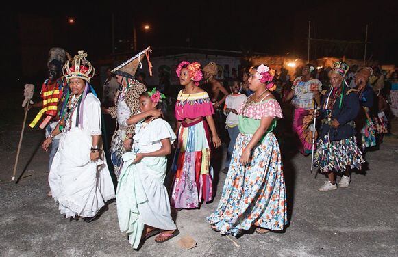 Noche de palenque en Curundú