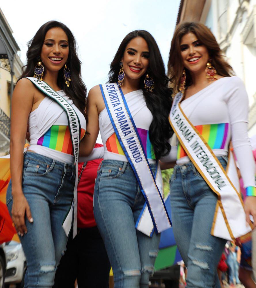 Personalidades de Panamá en la marcha de la diversidad