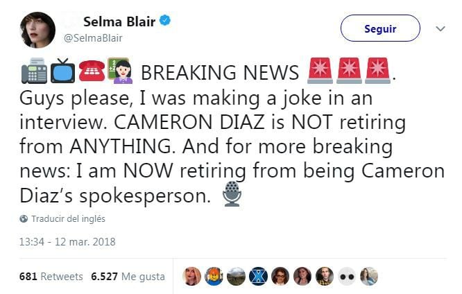 La broma de Selma Blair que perjudicó a Cameron Diaz