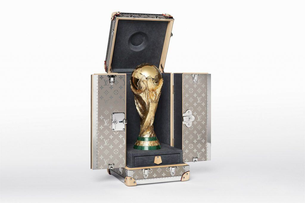 Las maletas de lujo de Louis Vuitton en la Copa Mundial