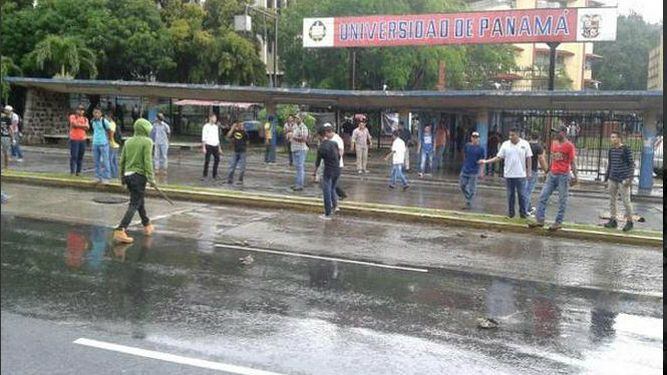 Suspenden clases en el campus central de la Universidad de Panamá