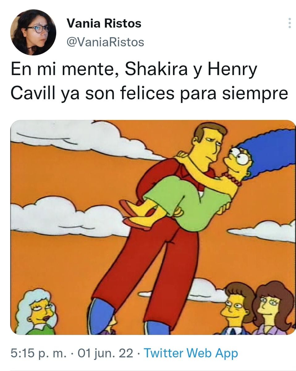 Los memes sobre Shakira, Piqué y Henry Cavill