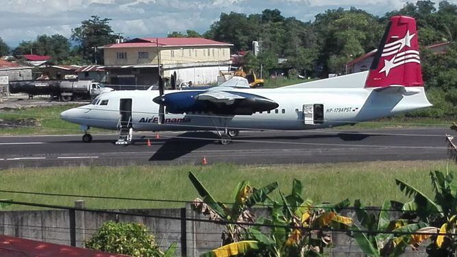 Avión de Air Panamá sufre percance en Bocas del Toro; pasajeros quedan varados por horas