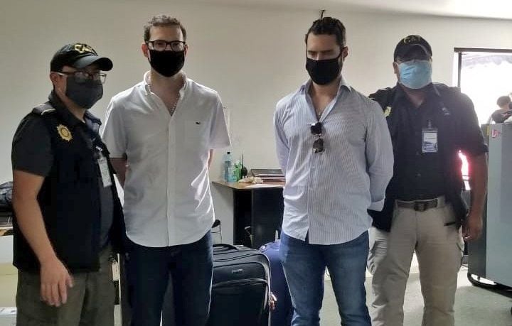Ricardo Alberto y Luis Enrique Martinelli son detenidos en Guatemala, por una solicitud de extradición de Estados Unidos