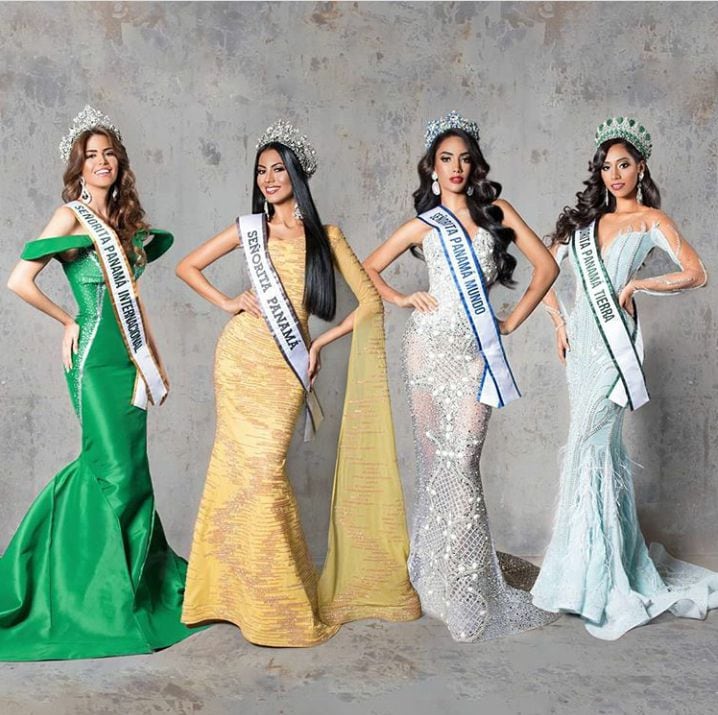 Las fotos oficiales de las cuatro reinas de Señorita Panamá 2018