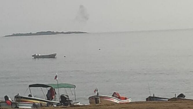 Detonan una bomba de la Segunda Guerra Mundial en Isla Iguana
