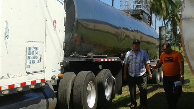 Chiriquí: Retienen dos carros cisterna extrayendo agua de sitio no autorizado