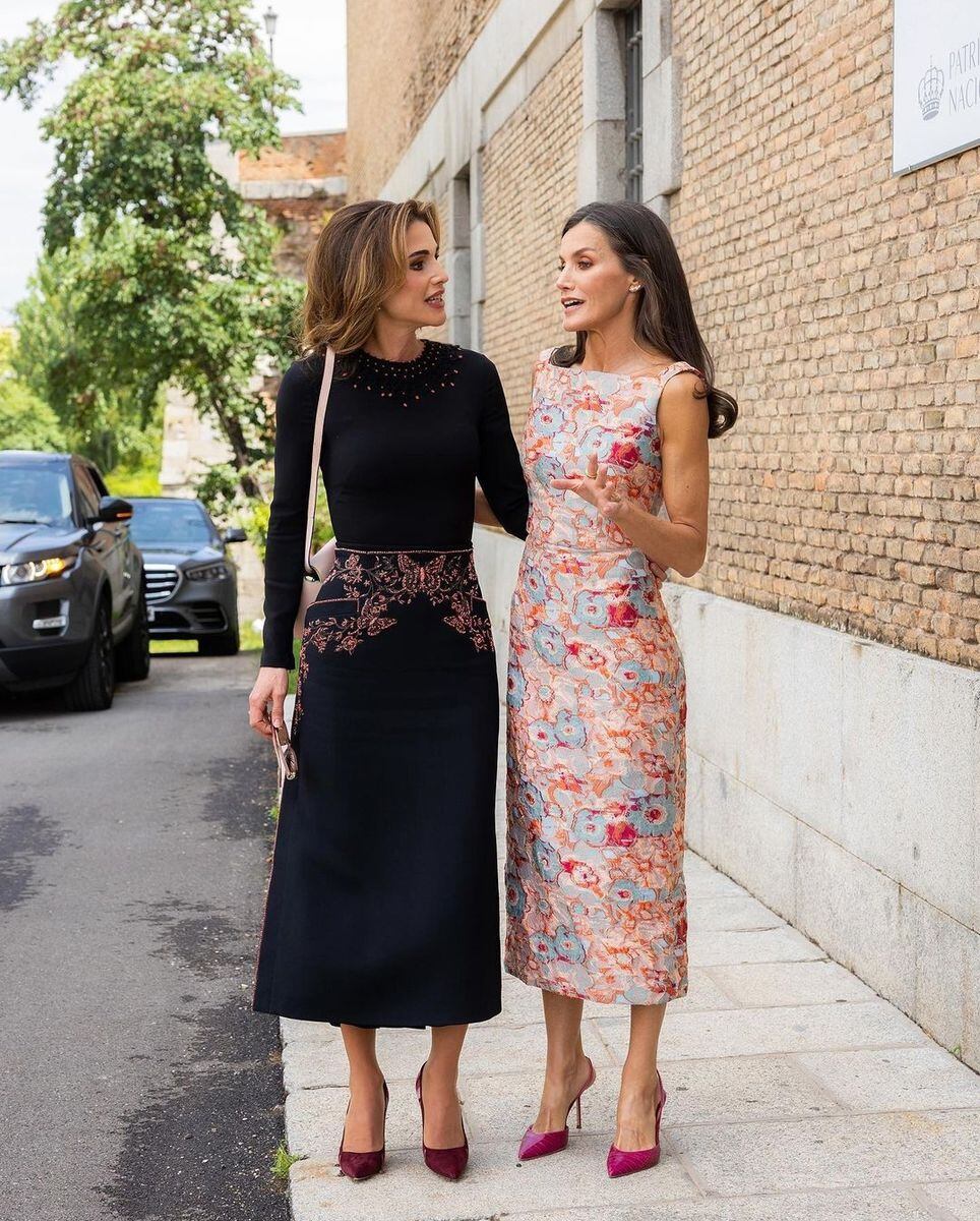 Las reinas Rania y Letizia juntas en Madrid