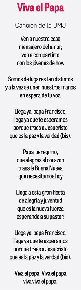Graciela Carrizo de Boyd le canta al papa Francisco