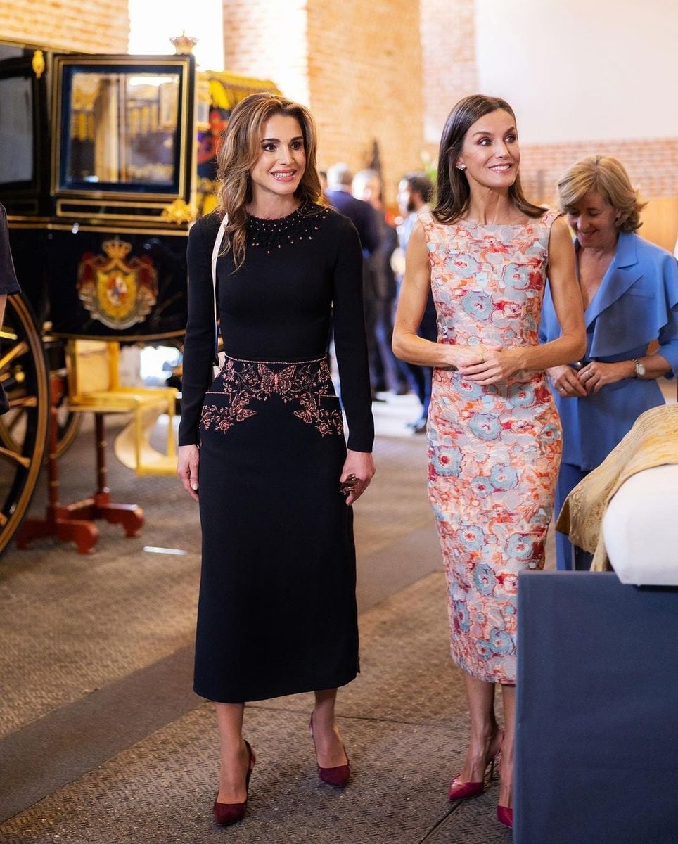 Las reinas Rania y Letizia juntas en Madrid