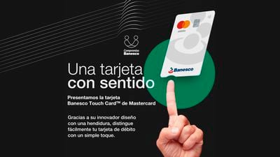 “Una tarjeta con sentido”, Banesco y Mastercard presentan la primera ‘Touch Card’ en el mercado panameño