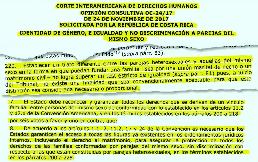 Corte IDH reconoce derechos de población LGBT