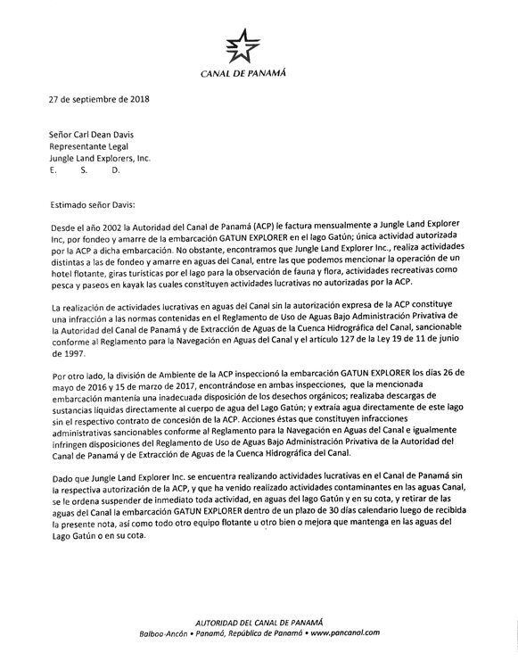 Turismo en aguas del Canal genera conflicto