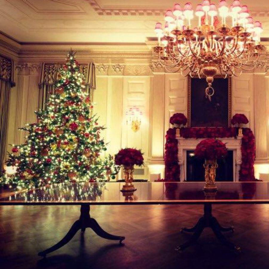 Melania Trump inaugura la Navidad en la Casa Blanca