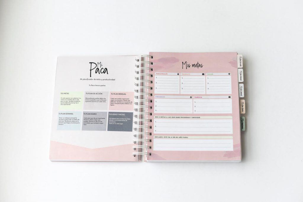 Mi Paca: Un cuaderno planificador para mujeres