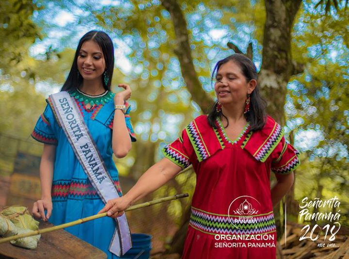 Rosa Montezuma visita su comarca por primera vez como Señorita Panamá