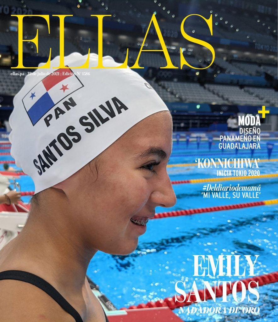 Emily Santos, la nadadora de oro de Panamá