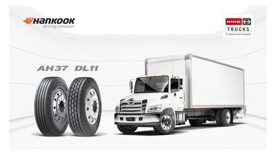 Hino Trucks e Hino Canada seleccionan los productos Hankook Tire TBR para equipar la línea de camiones de EE. UU. y Canadá