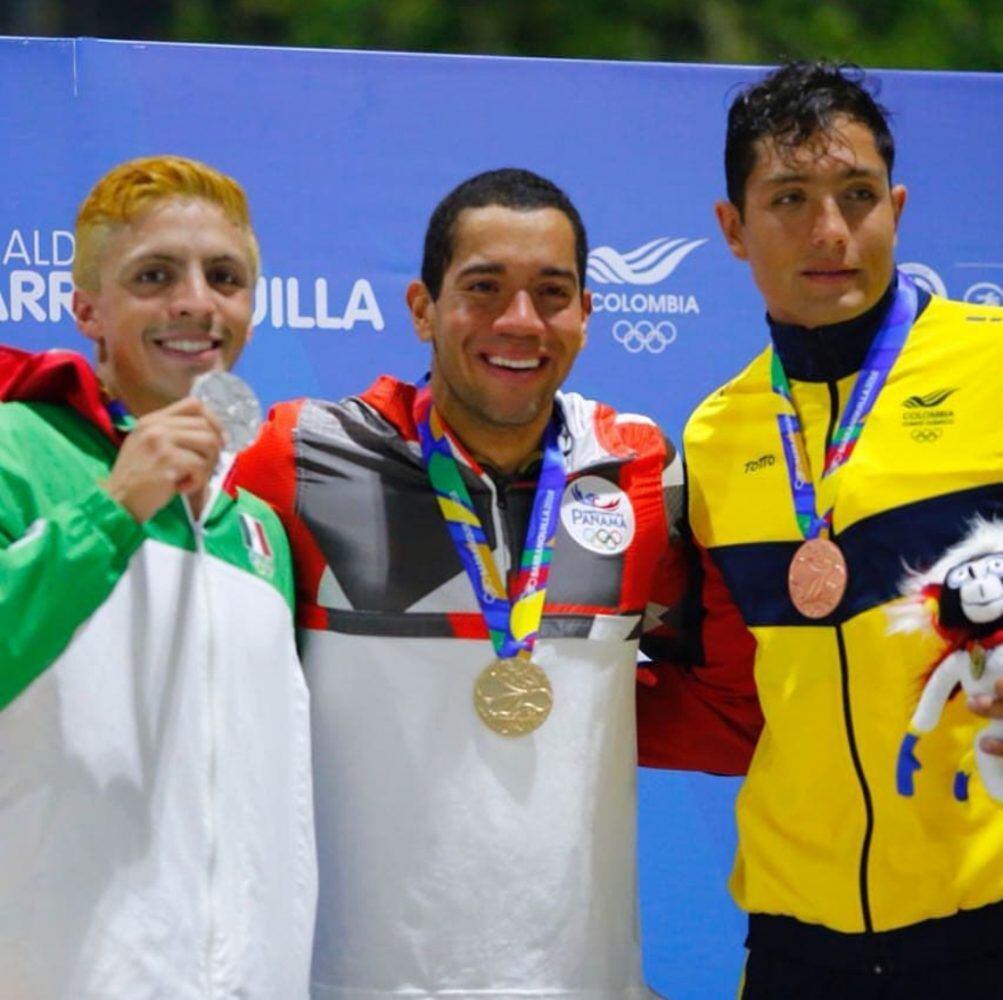 Edgar Crespo y su primera medalla de oro para Panamá