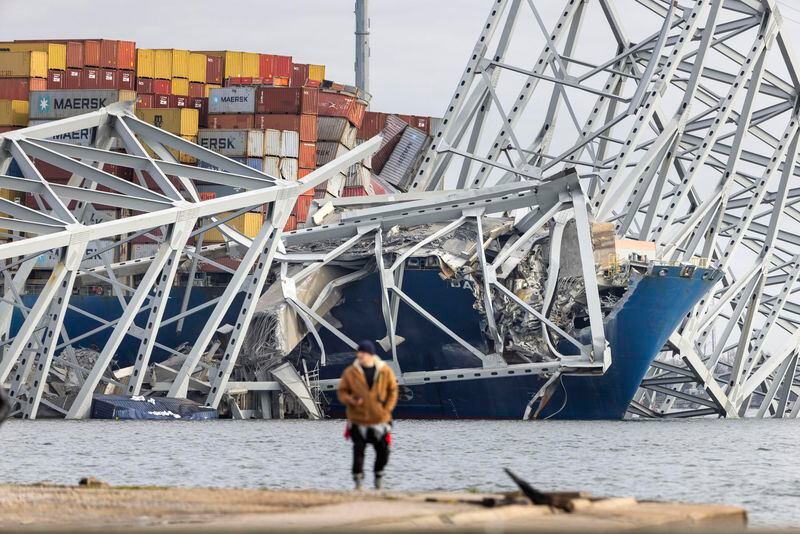 Expertos en navegación advirtieron sobre el peligro de choques con el puente en Baltimore