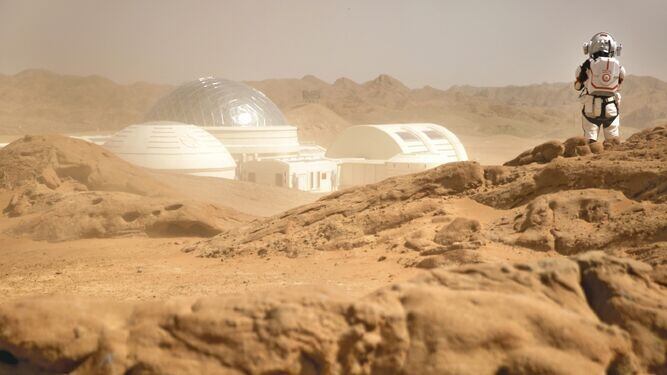 Una base para ‘vivir como en Marte’ abre al público en el desierto