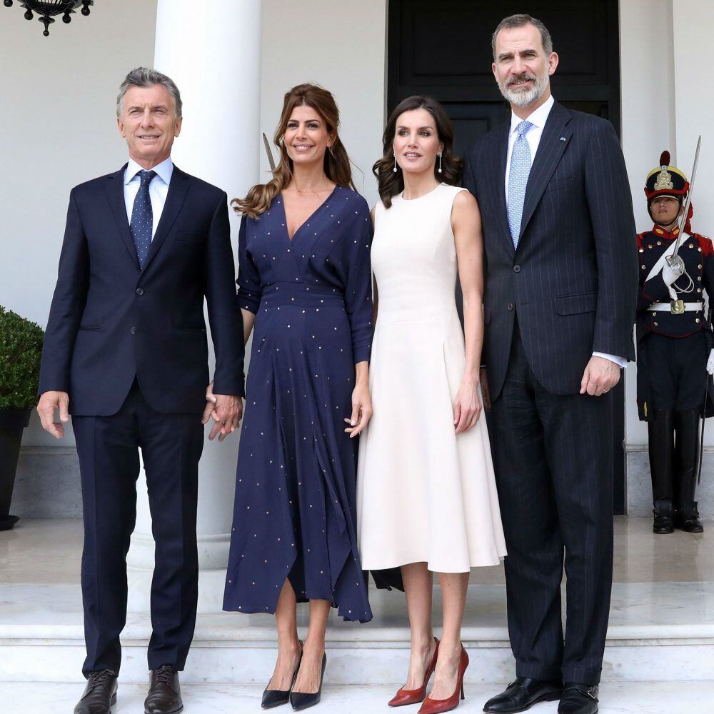 El reencuentro de reina Letizia y la primera dama de Argentina, Juliana Awada