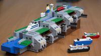 El Canal de Panamá en piezas de Lego