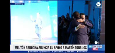 Melitón Arrocha pide el voto para Martín Torrijos