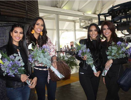 Las reinas de Señorita Panamá, de visita en Venezuela