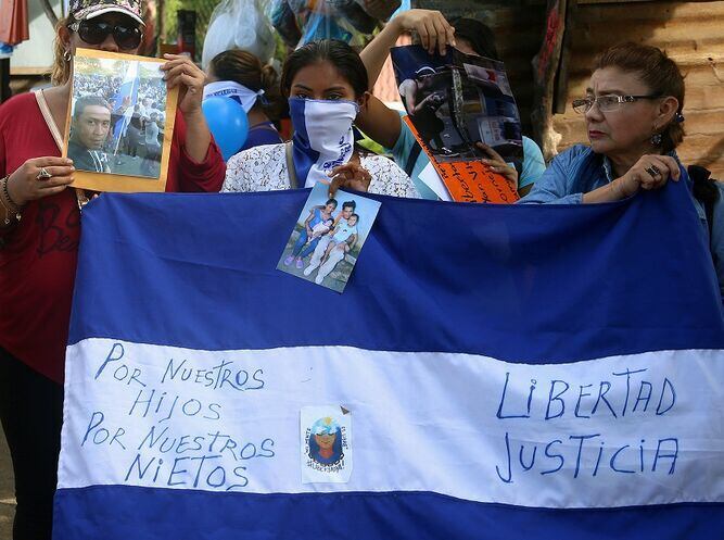 Madres de presos sin amnistía reclaman su liberación en Nicaragua