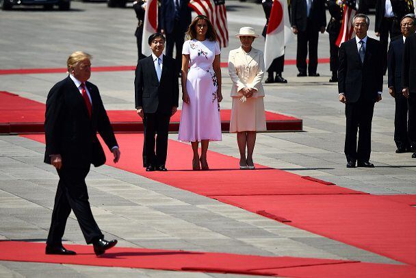 Trump es el primer mandatario extranjero en reunirse con el emperador Naruhito