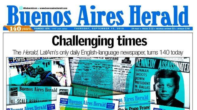 Tras 140 años cierra diario argentino en inglés que denunció crímenes