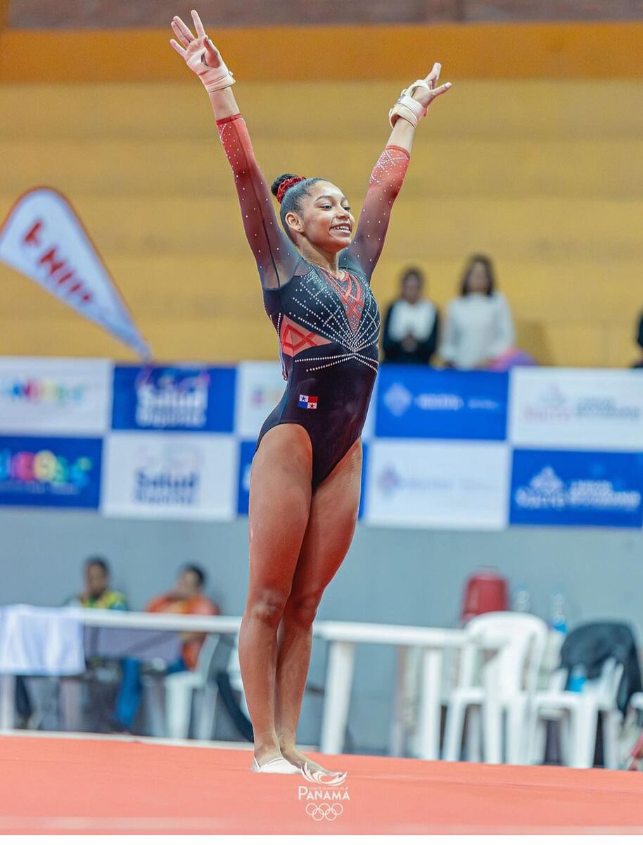 Alyiah Lide, la gimnasta panameña con 5 medallas de oro en los Juegos Bolivarianos de la Juventud
