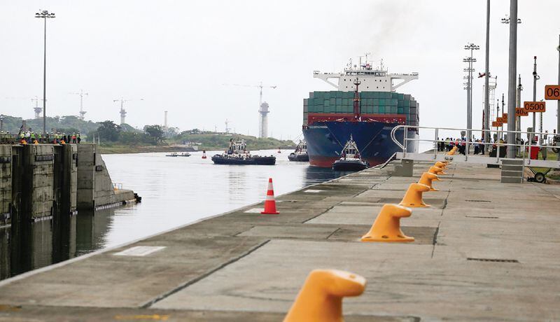 Canal de Panamá incrementa el calado en las esclusas Neopanamax