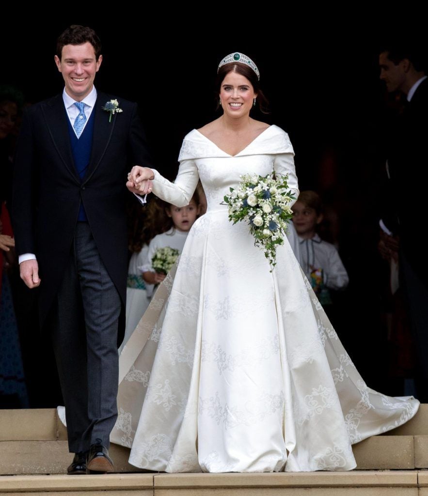 En una boda repleta de celebridades, se casa la princesa Eugenie, nieta de la reina Isabel II